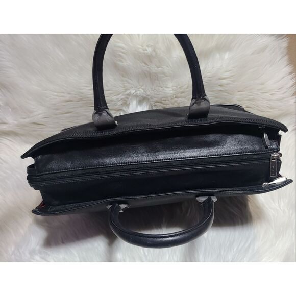 TUMI|Vintage Black Briefcase/Laptop Bag with Shoulder Strap - Picture 5 of 15